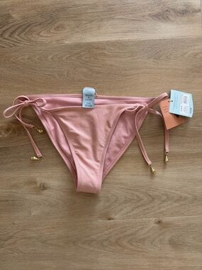 Shade & Shore Dusty Rose Tie-Side Bikini Bottom